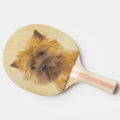 Kunst voor koeienwerpers - Kute Original Dog Art Tafeltennisbatje (Zijkant)