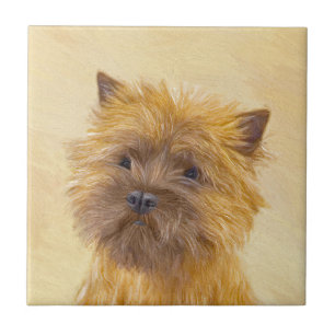 Kunst voor koeienwerpers - Kute Original Dog Art Tegeltje