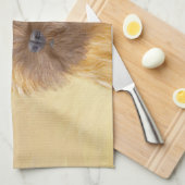 Kunst voor koeienwerpers - Kute Original Dog Art Theedoek (Quarter Fold)