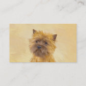 Kunst voor koeienwerpers - Kute Original Dog Art Visitekaartje (Achterkant)