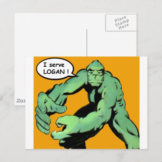 Kunst voor komieboeken briefkaart (Voorkant / Achterkant)