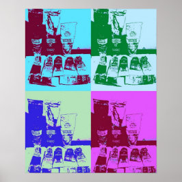 Kunst voor kunstpalletpop poster