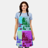 Kunst voor kunstpalletpop schort (Gedragen)