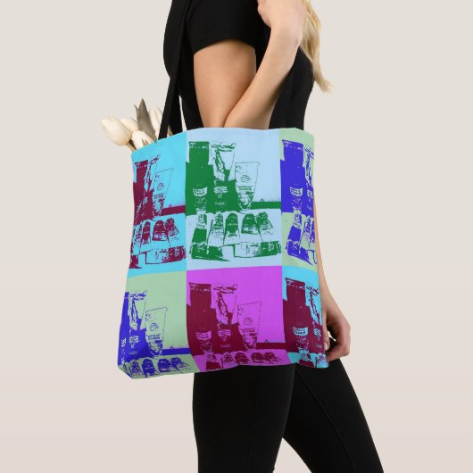 Kunst voor kunstpalletpop tote bag (Dichtbij)