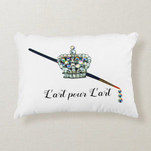 "Kunst voor kunst's sake!" Franse Accent Pillow Accent Kussen