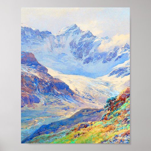 Kunst voor landschapsberggebieden van Edward Theod Poster (Voorkant)