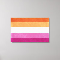 Kunst voor lesbische pride en steun voor vlaggenkl