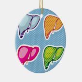 Kunst voor leverPop Keramisch Ornament (Rechts)