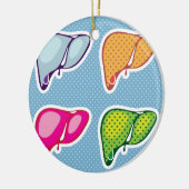 Kunst voor leverPop Keramisch Ornament (Links)