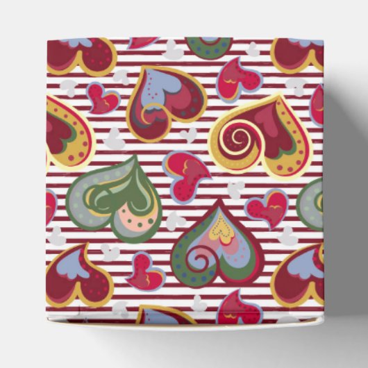 Kunst voor liefde bedankdoosjes (Bovenkant)