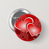 Kunst voor liefde ronde button 5,7 cm (Voorkant /achterkant)