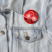 Kunst voor liefde ronde button 5,7 cm (In situ)