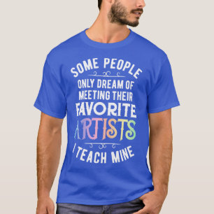 Kunst voor mannen jongens meisjes Kinder schilders T-shirt