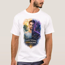 Kunst voor menselijke toekomstige identiteitsveran t-shirt