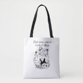 Kunst voor moeder en dochter tote bag (Voorkant)