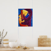 Kunst voor moeder en zonen acrylverf poster (Keuken)