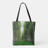 Kunst voor mooie vogelbomen tote bag (Achterkant)