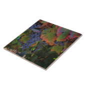 Kunst voor mooie wijndruiven tegeltje (Zijkant)