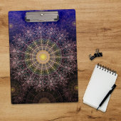 Kunst voor mousserende bloemen in de vrije nachtel klembord