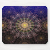 Kunst voor mousserende bloemen in de vrije nachtel muismat (Voorkant)