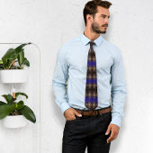 Kunst voor mousserende bloemen in de vrije nachtel stropdas