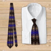 Kunst voor mousserende bloemen in de vrije nachtel stropdas