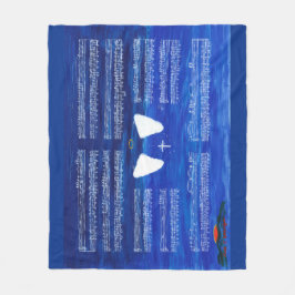 Kunst voor muziek op het werk fleece deken