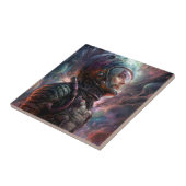 Kunst voor natuurkunde tegeltje (Zijkant)