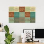 Kunst voor neurologie Pop Poster (Thuiskantoor)