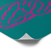 Kunst voor neurologie Pop Poster (Hoek)
