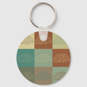 Kunst voor neurologie Pop Sleutelhanger