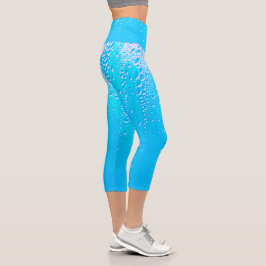 Kunst voor Oceanen Aqua Capri Leggings