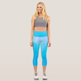 Kunst voor Oceanen Aqua Capri Leggings
