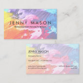 Kunst voor olieverf - Visitekaartje (Voorkant / Achterkant)