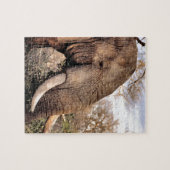 Kunst voor olifantenliefhebbers legpuzzel (Horizontaal)
