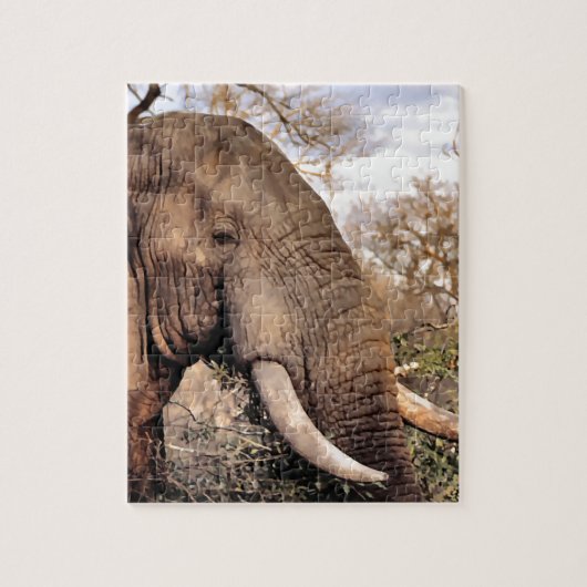 Kunst voor olifantenliefhebbers legpuzzel (Verticaal)