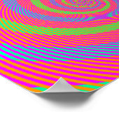 Kunst voor optische illusie poster (Hoek)