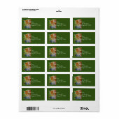 Kunst voor Oranje Waterverf in Kitten en Bumblebee Etiket (Full Sheet)