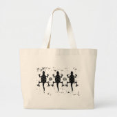Kunst voor oude kave grote tote bag (Voorkant)
