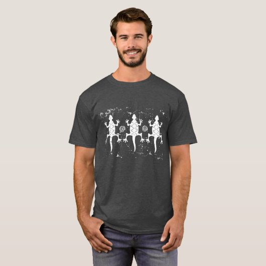 Kunst voor oude kave t-shirt (Voorkant volledig)