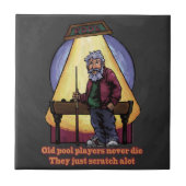 Kunst voor oude poolspelers tegeltje (Voorkant)