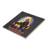 Kunst voor oude poolspelers tegeltje (Zijkant)