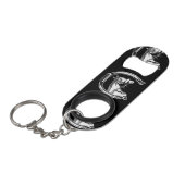 Kunst voor paarden en Hoefijzers Mini Flessenopener (Voorkant Gekanteld)