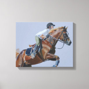Kunst voor paarden en persschilden canvas afdruk