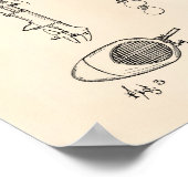 Kunst voor patenten 1936 oude pooier poster (Hoek)