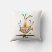 Kunst voor Plant van kinderen Kussen (Achterkant)