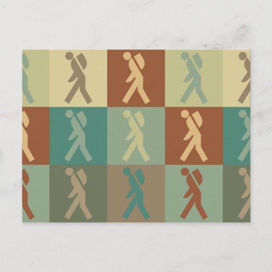 Kunst voor Pop van backpackaging Briefkaart (Voorkant)