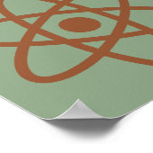 Kunst voor Pop van kernfysica Poster (Hoek)