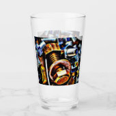 Kunst voor Poppen en bouten Glas (Voorkant)