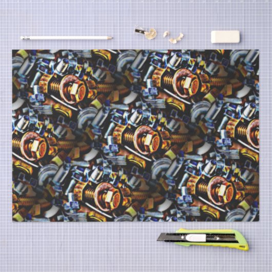 Kunst voor Poppen en bouten Tissuepapier (Craft)